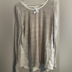 Society girl long sleeve blouse- medium- lace